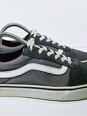 Vans Ol Skool Classic Canvas And Leather Snealers